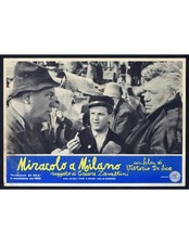 fotobusta MIRACOLO A MILANO vittorio de sica cesare zavattini totò il buono
