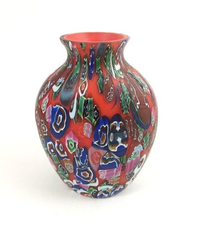 Vaso fratelli toso millefiori - fratelli,