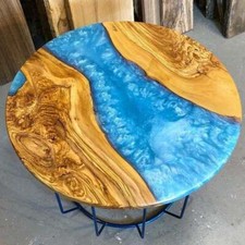 Piano Tavolo Angolare In Epoxy