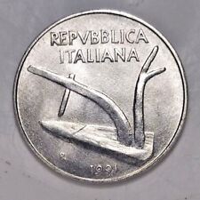 10 Lire Italia dal 1951 al 1966 - Circolate, conservazione bellissima (BB).