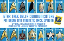 STAR TREK Delta Communicators