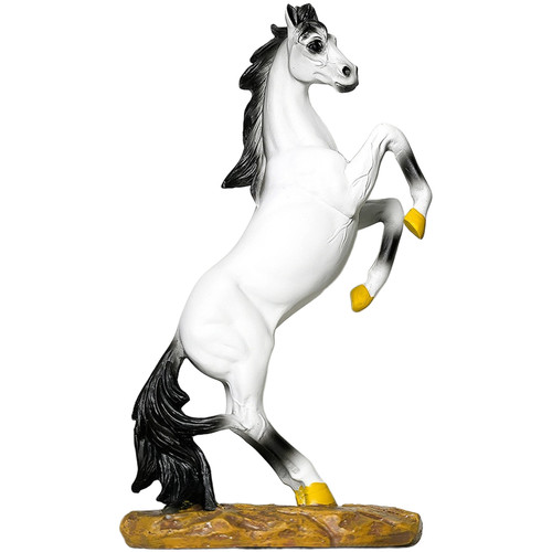 Statua cavallo resina - in, posa