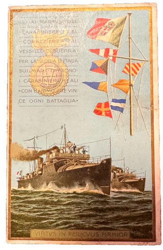 Cartolina carabinieri reali - carabinieri,