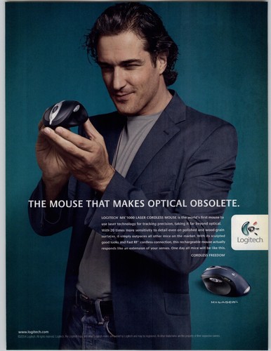 Mouse laser senza fili