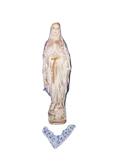 Madonna gesso decorata a - gesso,