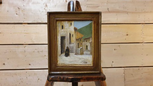Quadro vecchietta sole - "vecchietta, sole"