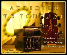 Takamine TP-4TD / TGP0886D Preamplificatore per chitarra acustica serie G NUOVO con garanzia