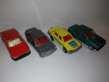 Majorette - Lotto 4 Modellini Vintage - Alfa Romeo 75/Mercedes 190 E/Volvo 760