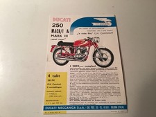 Ducati pagina depliant 250