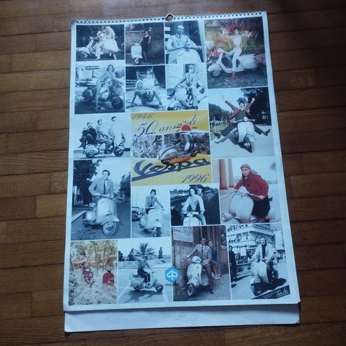 Calendario piaggio 1996 vespa - calendario,