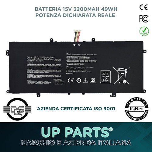 Batteria per asus c41n1904 - per,