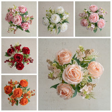 Bouquet di rose in tessuto