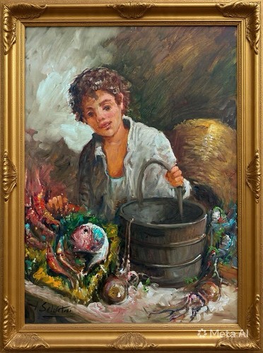 Quadro olio tela 50x70 - olio,