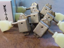 Sintonizzatori in nichel Kluson LT-M invecchiati RELIC'D adatti a Gibson Historic Les Paul SG KD-3-NPK