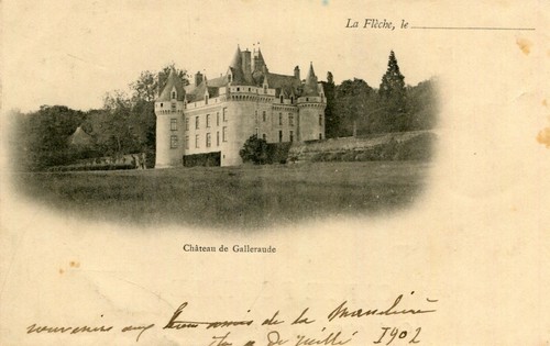 Carte luche pringe - pringe, château