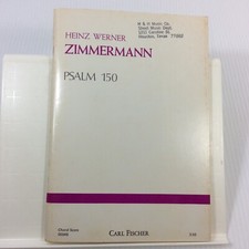 Salmo 150 Zimmermann libro di