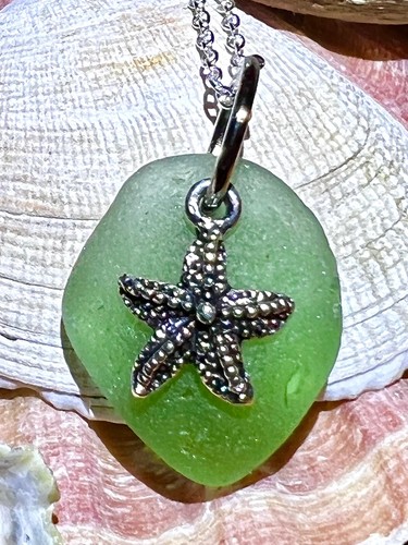 Collana vetro mare - vetro, di