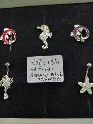 Piercing ombelico acciaio - piercing,