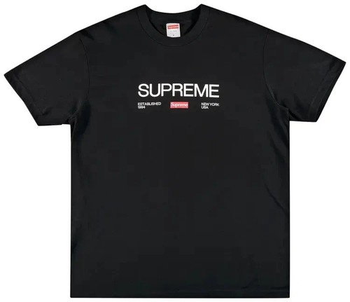 Supreme est shirt maglietta - est.,