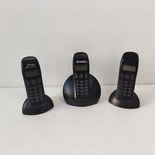 TELECOM IBISCO TRIO TELEFONO CORDLESS N° 3 TELEFONI 1 POSTAZIONE E 2 RICEVITORI