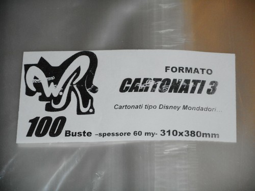 100 buste cartonati 3 - wr, 3"