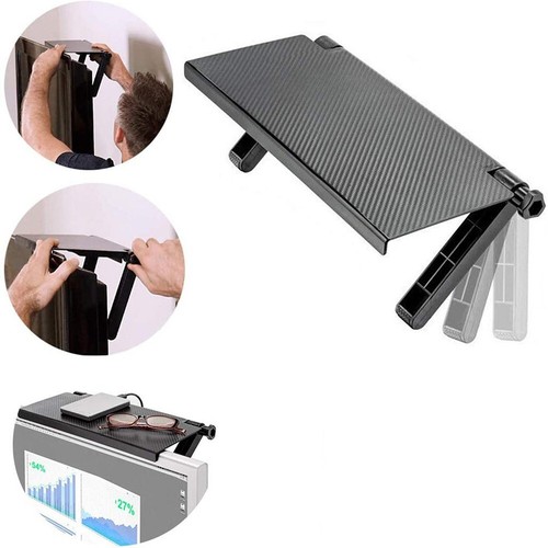 Screen top storage shelf - storage,