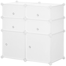 Homcom guardaroba armadio - guardaroba,