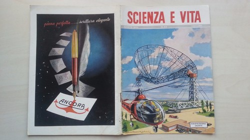 Scienza vita agosto 1952 - scienza, e