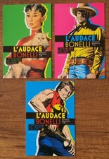 ZAGOR, JULIA e TEX su cartoline L'AUDACE BONELLI