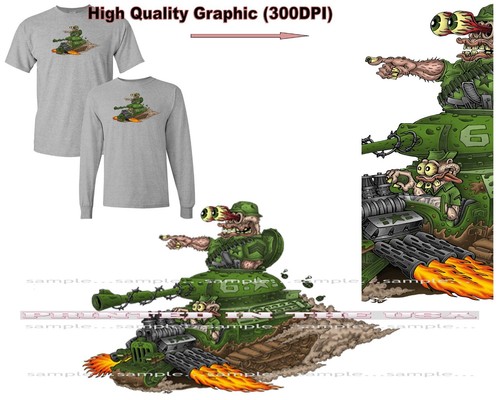 Shirt militare mostro - t-shirt,