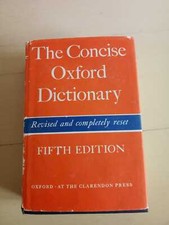 Dizionario monolingua inglese - THE CONCISE OXFORD DICTIONARY FOWLER OXFORD 1964