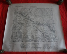 Rara Carta mappa Poggiorsini
