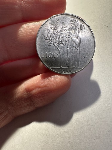 100 lire 1955 - lire,