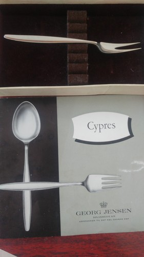 Georg jensen silver lemon - jensen, fork