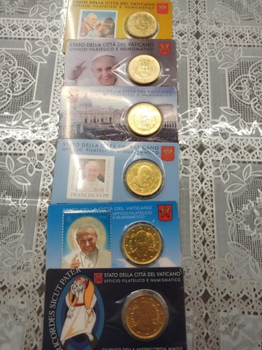 Lotto coincard vaticano - vaticano, 50