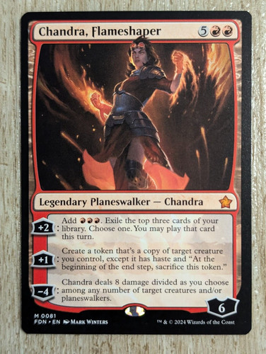 Chandra flameshaper m mtg - x1, chandra,