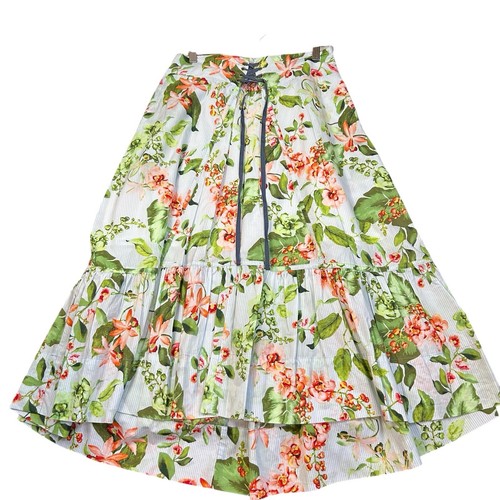 Gonna midi floreale - , vintage