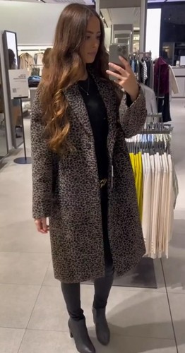 Cappotto zara stampa animalier - zara,