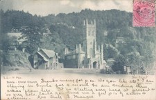 UK INDIA SIMIA Christ Church 1900s litografia pc