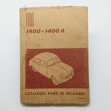 Fiat Catalogo parti di ricambio 1400-1400A, 6° ed. 1955. Macchie e aloni