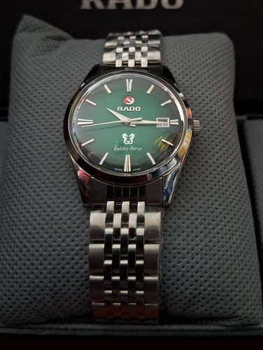 Rado cavallo dorato quadrante - cavallo,