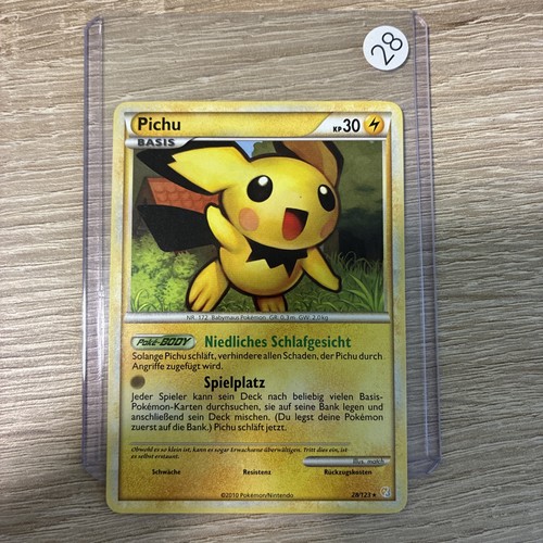 Pichu 123 raro deu 2010 - deu,