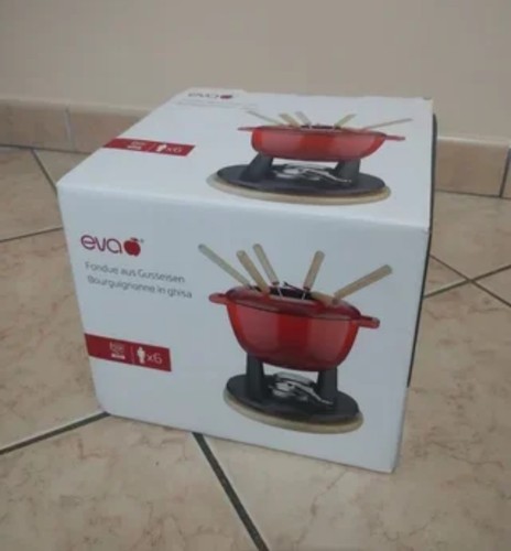 Set fonduta eva - pezzi, ghisa