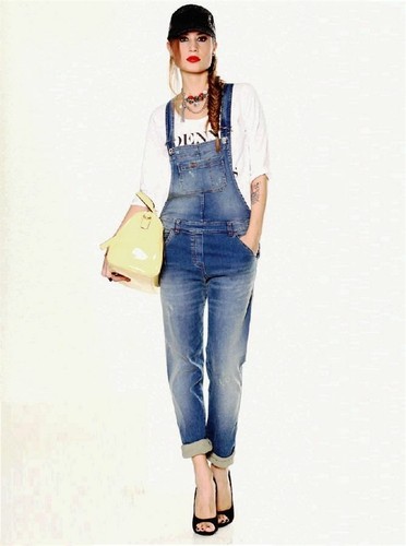 Tuta jeans salopette denny - jeans,