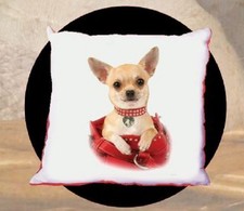 Cuscino in poliestere 40 x 40 cm cane chiwawa animale animali