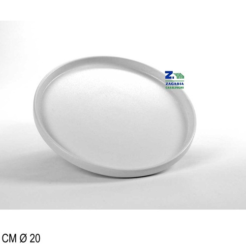 Piatto tondo ceramica - in,