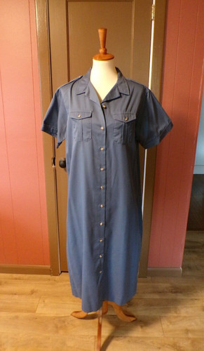 Abito donna blu midi bean - abito,