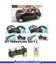 Kit Freni Frenatura per FIAT 500 F L  Ganasce Tubi Cilindretti Pompa EPOCA
