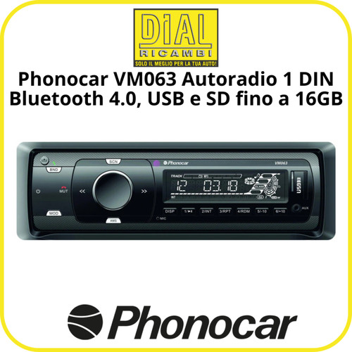 Phonocar vm063 autoradio - vm063,
