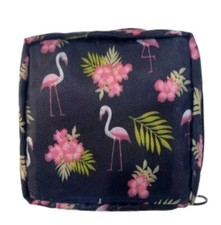 Borsa Porta Assorbenti  Da Donna  Con Fenicotteri Borsellino Portatutto 